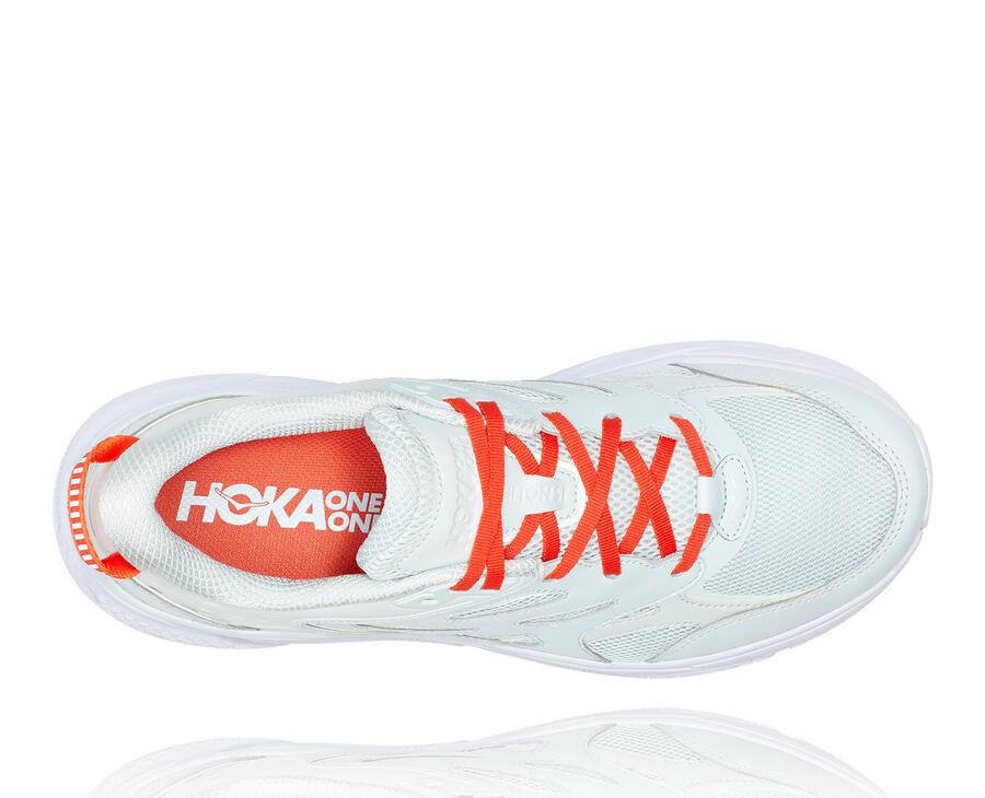 Hoka Australia One One Clifton L - Mens Running Shoes Blue/Red - OYFLU-2013